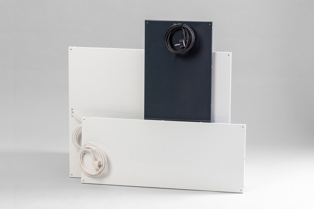 Schreibtischheizung Mini         90 Watt weiß 28,5 x 70 x 1,5 cm